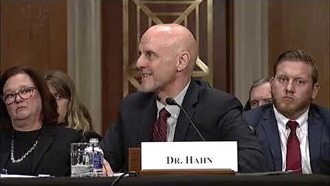 HELP Committee | Senator Braun on Nomination of Stephen Hahn to Commissioner of Food & Drugs