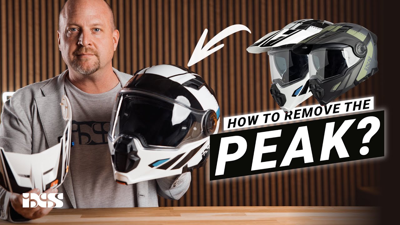 How to remove the peak from the Venture 1 flip-up helmet | Moto