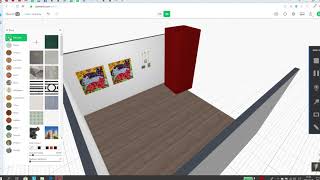 Planner 5D Web/Browser App Item Rotation And Adding Textures/Pictures screenshot 2