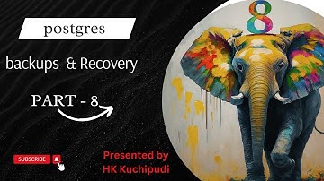 Postgres Backups and  Recovery part 8|pg_dump|pg_restore|Postgres backups|Formatted backup inpostgre