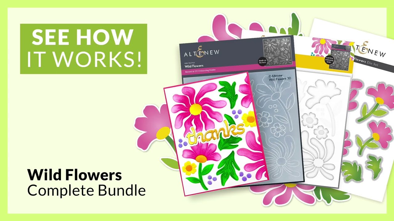 Wild Flowers Stencil Set (3 in 1)