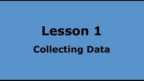 STAT 200 Lesson 1: Collecting Data, Spring 2017