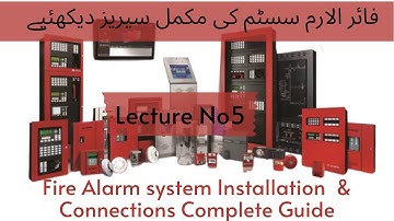 How to install fire alarm system urdu hindi| Fire alarm system Connections complete Video