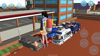 My high school simulator game part 618😱 II#police #carcollection#indonesia #idsakuraschoolsimulator