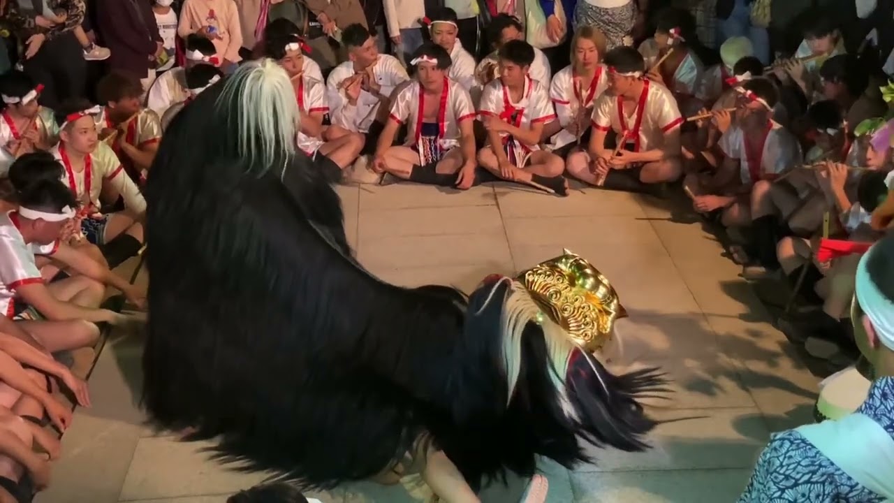 令和４年大塩天満宮秋季例大祭宵宮北脇丁獅子舞