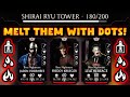 MK Mobile. Fatal Shirai Ryu Tower 180, The ONLY Boss Battle That Can Be Destroyed by DOTS!