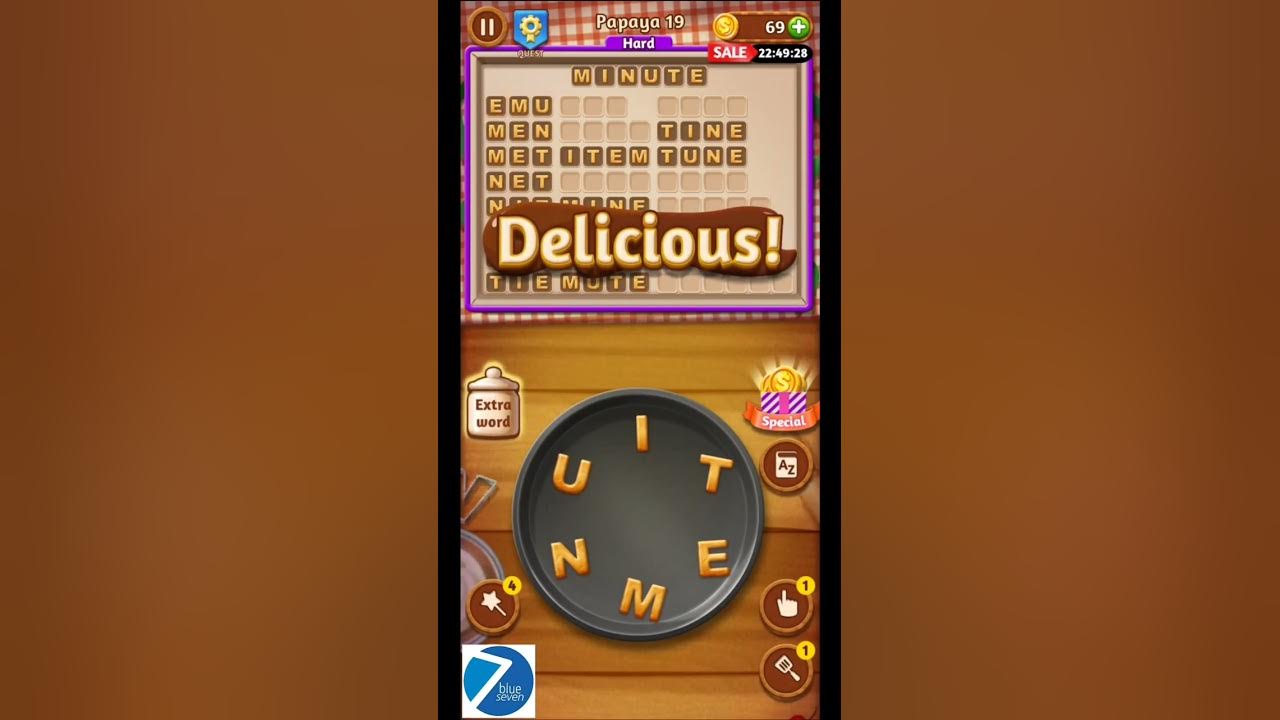 Word cookies papaya level 19 star chef word cookies game answers