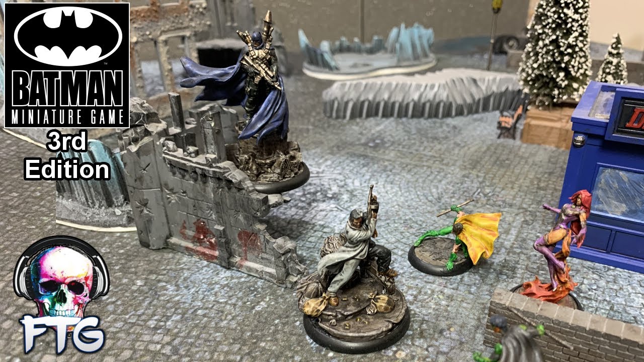 Batman Miniature Game - Teen Titans VS Two-Face