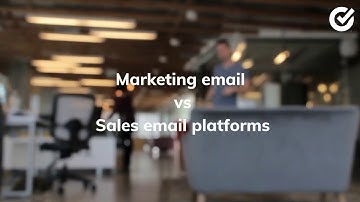 Marketing email vs Sales email platforms