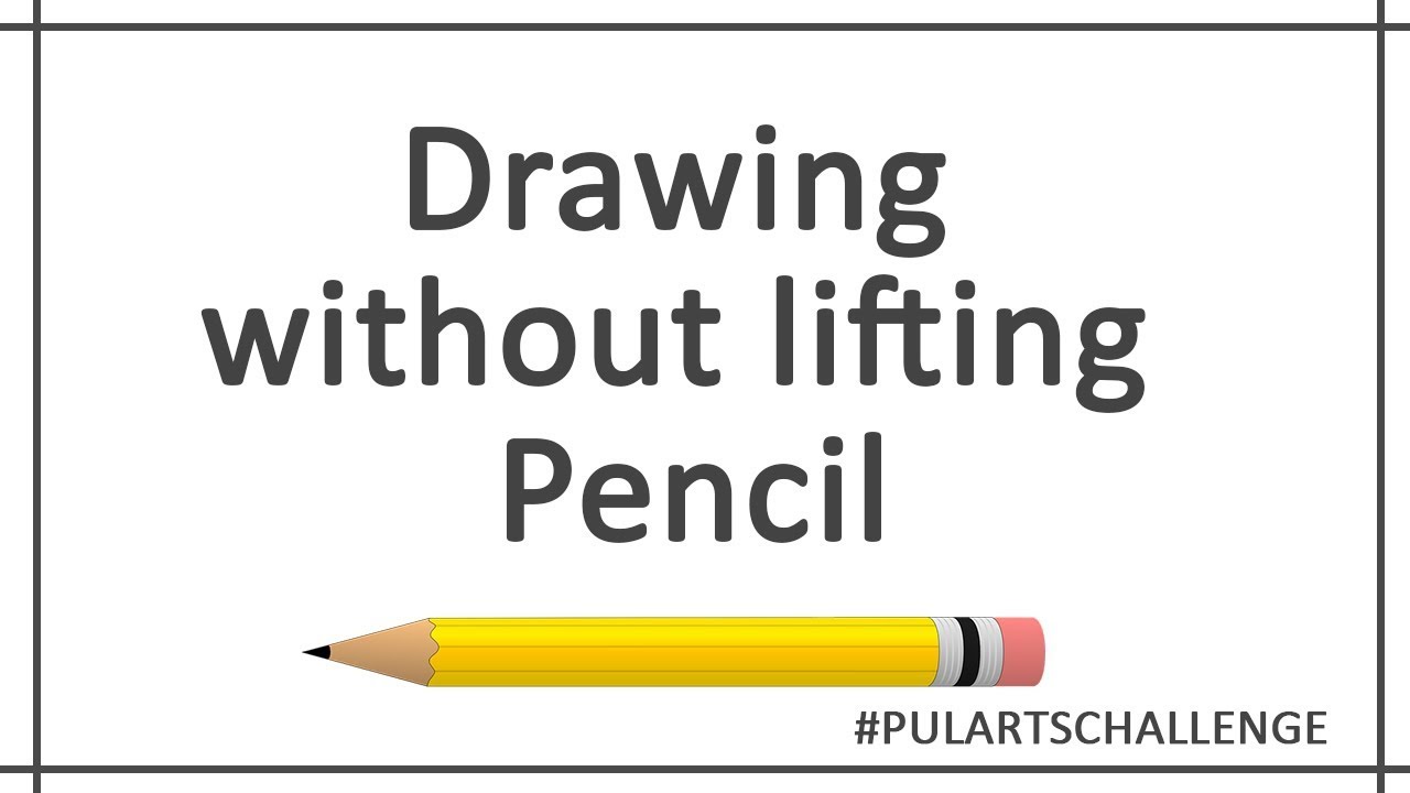 Drawing Without Lifting Pencil Tutorial Youtube