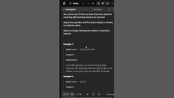 3779. Minimum Number of Operations to Have Distinct Elements | BiWeekly contest 172|#trending #viral