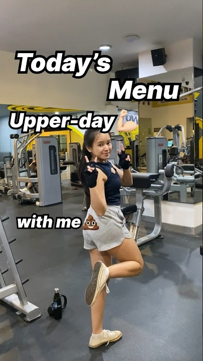 Upper body workout menu for girl❤️ #gym #gymlife #gym #contentideas #gymgirl #gymgirltiktok