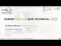 Human factors and nontechnical skills