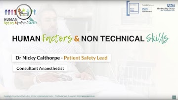 Human Factors and Non-technical Skills