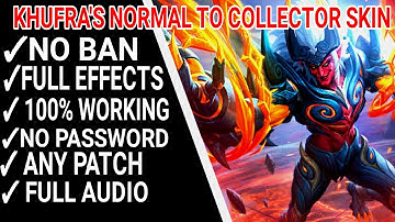 Khufra Collector Script Skin Full Sound & Effects | No Password With Backup