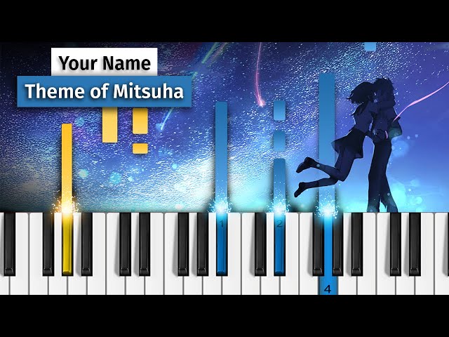 Kimi no Na wa - Mitsuha's Theme - Piano Tutorial class=