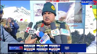 Dg Bro Lt.general Shri. Rajeev Chaudhary Talks With Media At Shinkula Top 16580 Ft.