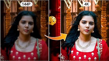 Low Quality photo Convert to 4K | How To increase image Clarity In Mobile |4k photo editing Tutorial