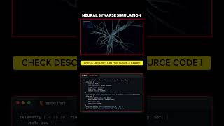 NEURAL SYNAPSES SIMULATION using html css Javascript #coding #programming