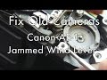 Fix Old Cameras: Canon AE-1 Jammed Wind Lever