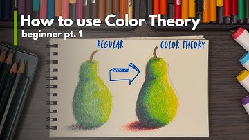 Color Theory for Beginners | Easy Step-by-Step Pear Coloring Tutorial 🍐 