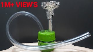 How to make a mini pocket hookah using 2 bottle caps || EXPERIMENT & CREATION