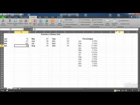 Calculate Options - Excel 2010 Level 3
