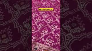 Dola silk Rich jari weaving saree book now 9075781542 #shortsvideo #viral #wedding #diwali #bridal