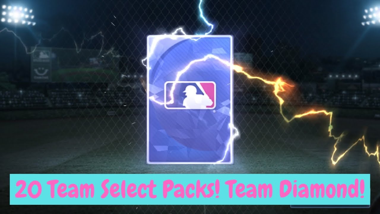 MLB 9 INNINGS 20 - 20 Team Select Packs! Team Diamond Pull!