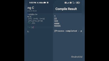 pattern (12345).  #pattern c code c programming language