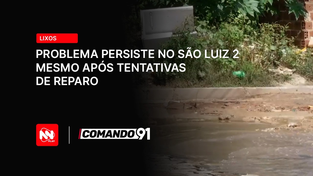 Cratera no São Luiz 2 volta a causar transtornos mesmo após duas operações tapa-buracos