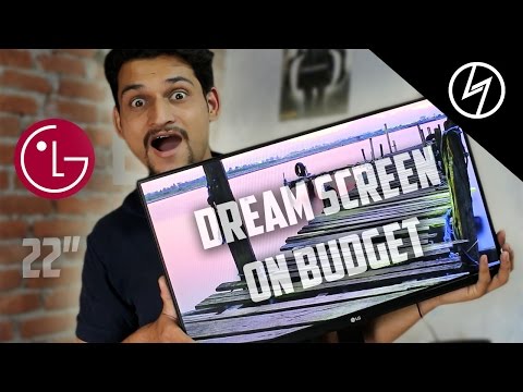 LG 22MP68VQ 22" Full HD IPS SLIM LED MONITOR - Unboxing & Overview | CreatorShed