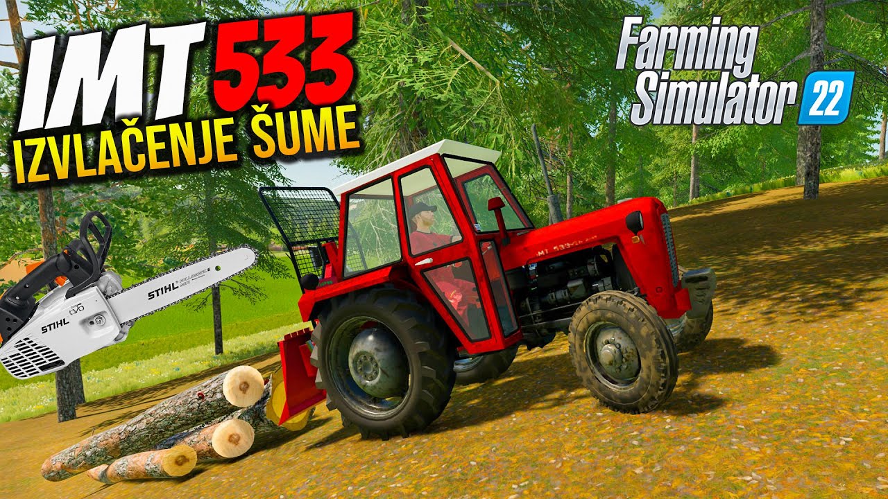 IMT 533 IZVLAČENJE DRVA SA VITLOM TAJFUN! #imt533
