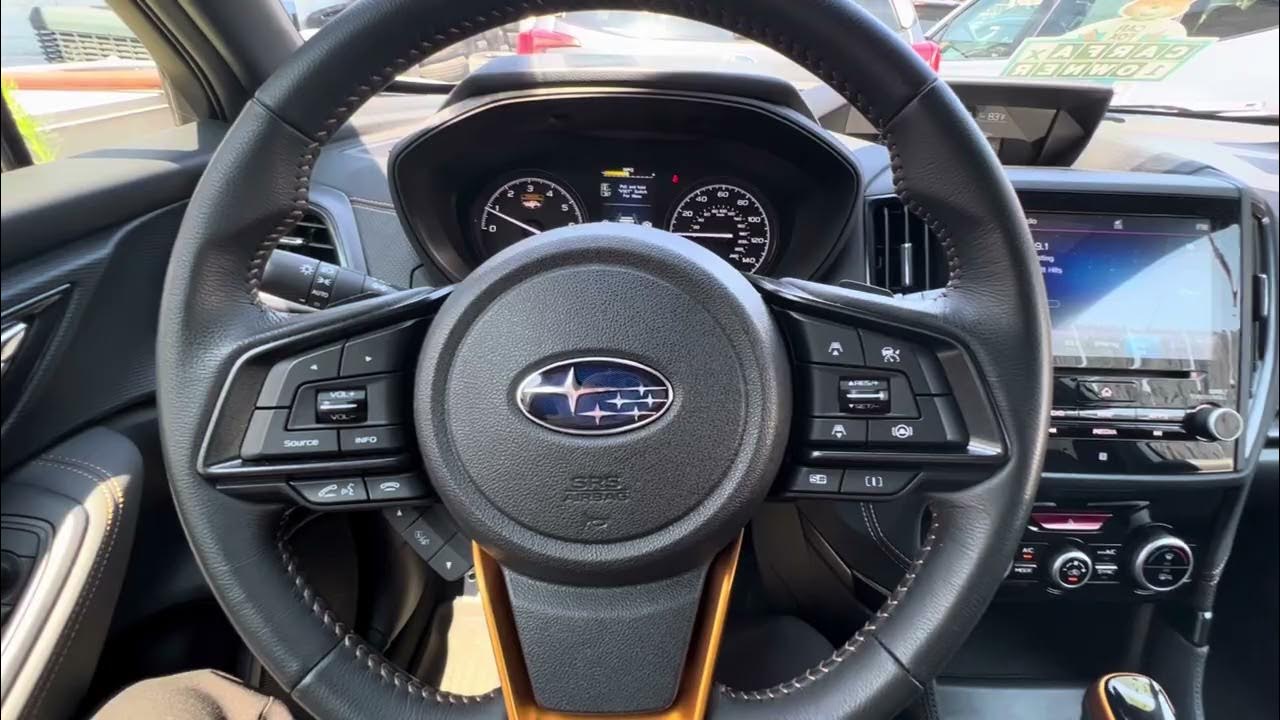 How to use Subaru steering wheel buttons - YouTube
