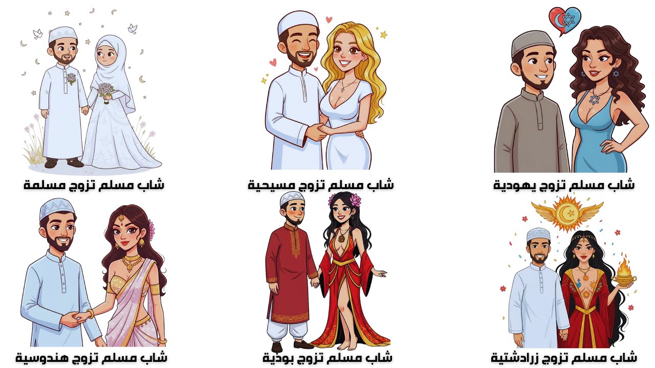 الحقيقة التي اكتشفها شاب مسلم بعد الزواج من ديانات متعددة لن تتوقعها