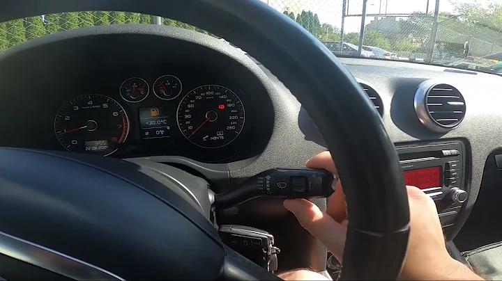 How to Navigate Through the Speedometer Display in Audi A3 8P ( 2003 – 2013 )