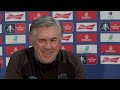 "Any Liverpool fans in the room?" - Carlo Ancelotti joking with reporters
