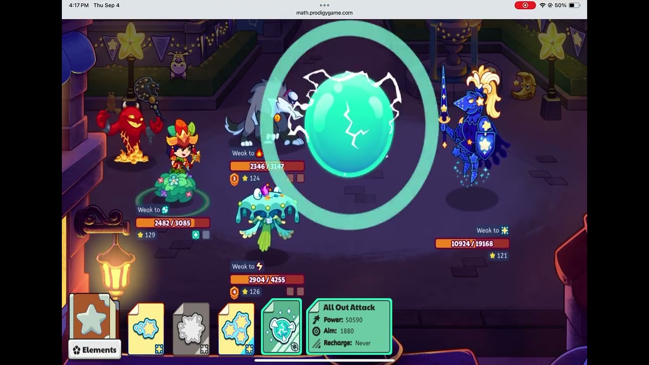 BEATING SIR-CONSTELLO OMEGA | Prodigy Math Game