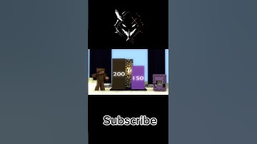 Minecraft Steve VS End Mob Power Level 3D Animation Part 1