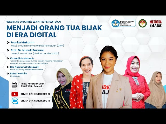 Webinar Dharma Wanita Persatuan - Menjadi Orang Tua Bijak di Era Digital class=