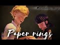 Paper rings amv miraculous ladybug adrienette amvtaylor swift