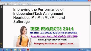 Improving the Performance of IndependentTask Assignment Heuristics MinMin,MaxMin and Sufferage