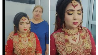 Barat Bride By Aqsa Beauty Salon Full Makeup Tutorial