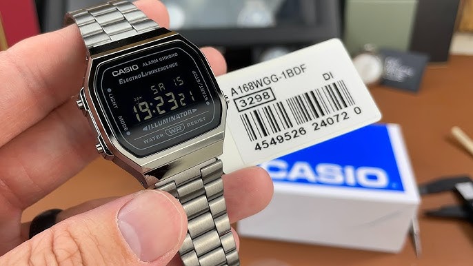 Casio vintage a168xes-1bef #watch #casio #vintage #casiovintage #newcasio -  YouTube