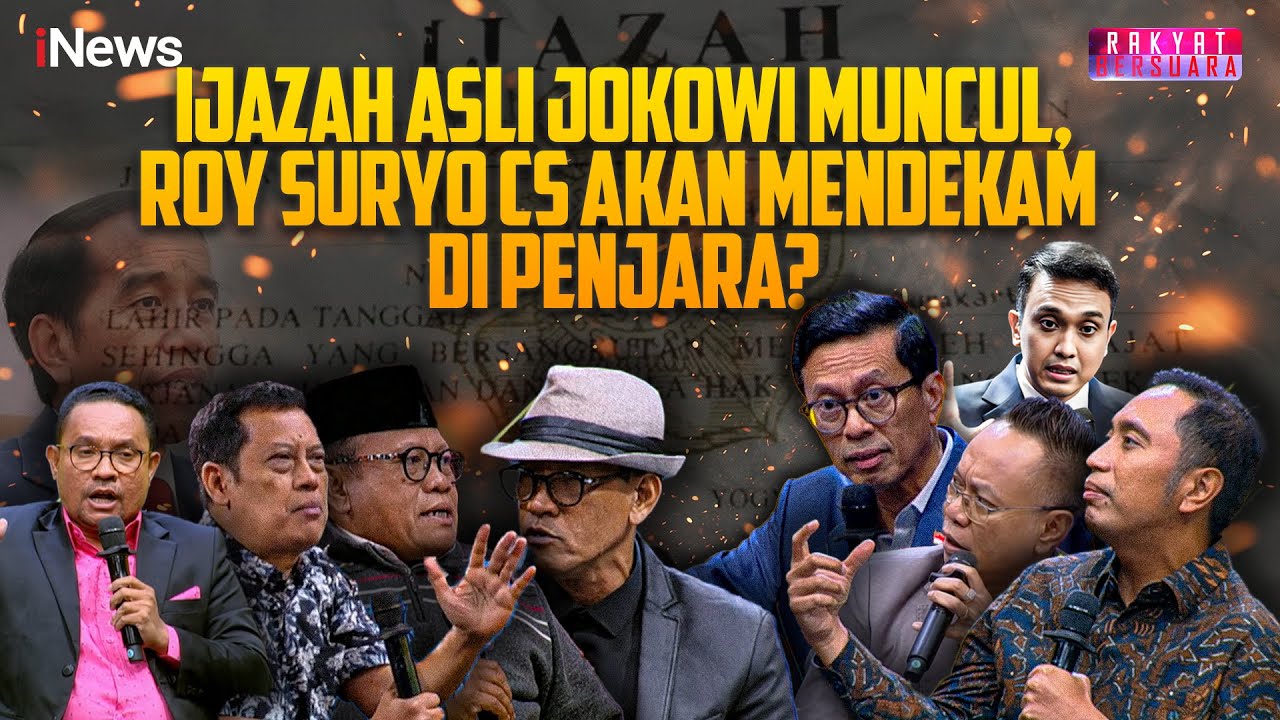 FULL Ijazah Asli Jokowi Muncul, Roy Suryo CS Akan Mendekam di Penjara? | Rakyat Bersuara 19/11
