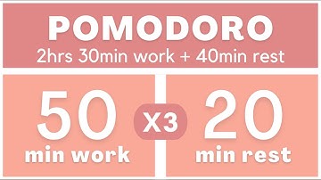 Técnica Pomodoro 50/20 - Pomodoro Timer