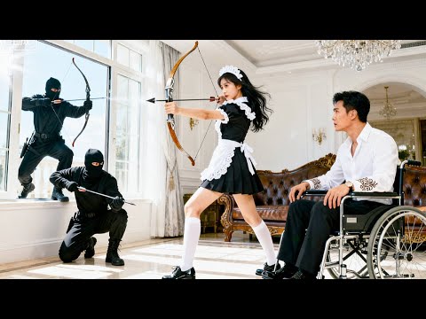 المافيا تأمر باغتيال الرئيس التنفيذي خادمة ضعيفة تصد سهم ا ويقع الرئيس التنفيذي في حبها على الفور