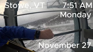 Stowe Vermont - 8 Inches of Freshness - November 2023 - 4K