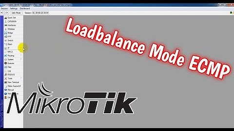 Tutorial Loadbalance Mode ECMP | MikroTik