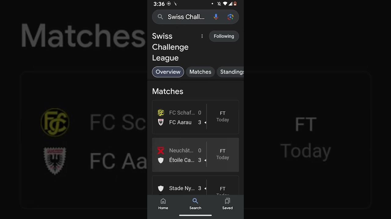 Swiss Challenge League Football Scores 